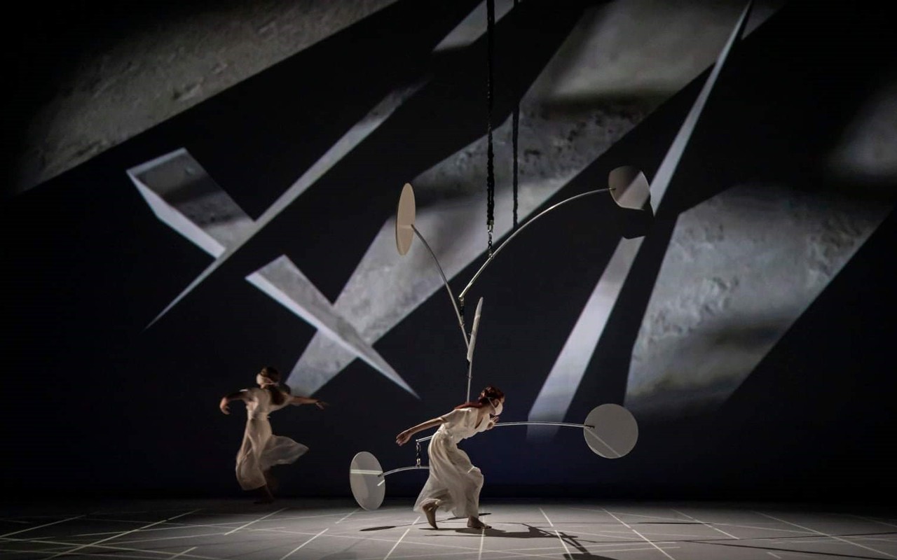 CCM dance majors perform in CCM's Dec. 2021 production "Dance Works.". Photo/Dale Pickett