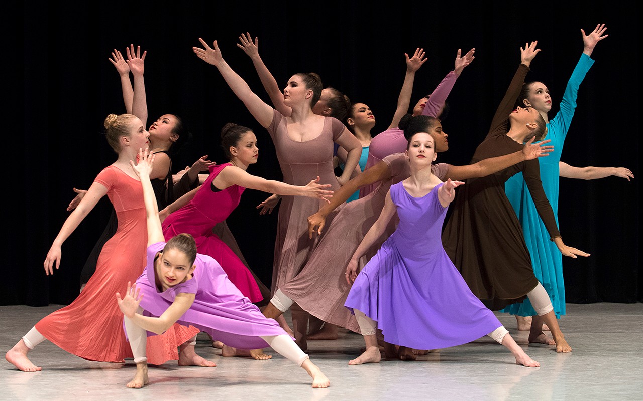 CCM Prep students dance during an end of year performance