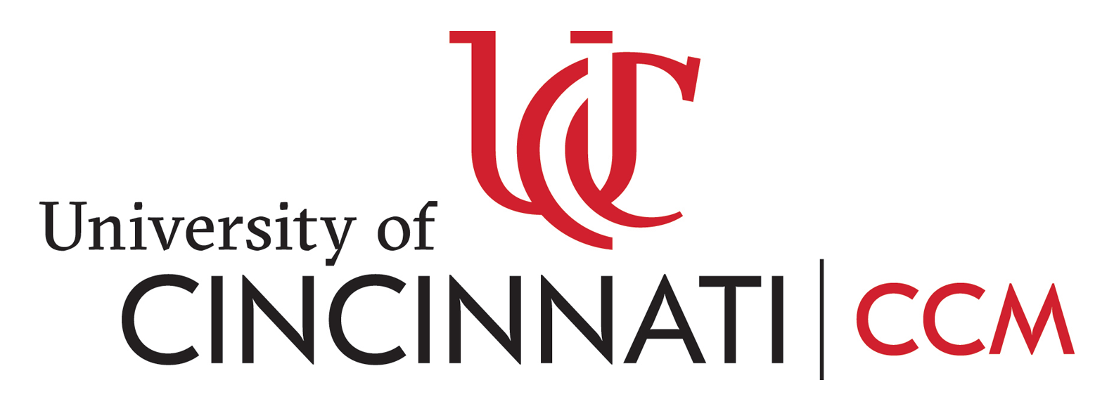 The UC|CCM informal lockup logo
